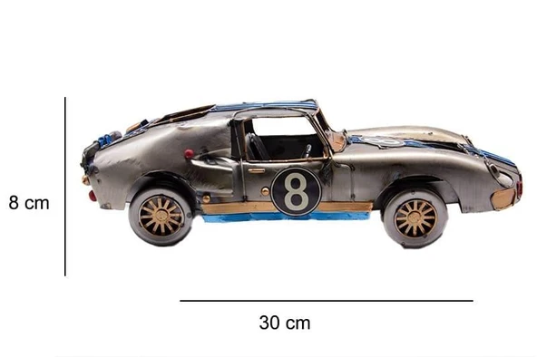 C1610 DEKORATİF METAL ARABA BİBLO - 2