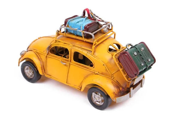 1510E-5387 DEKORATİF METAL ÇERÇEVELİ ARABA BİBLO - 5