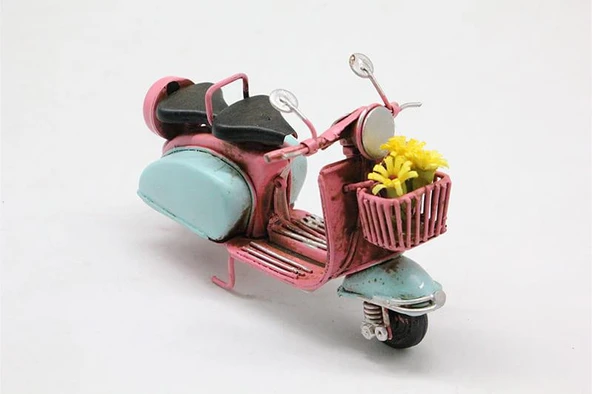 C1647 DEKORATİF METAL SCOOTER BİBLO - 3