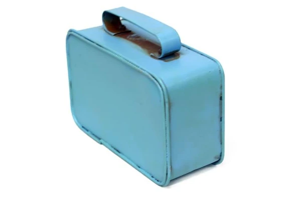 C1321 DEKORATİF METAL RADYO MAVİ - 3