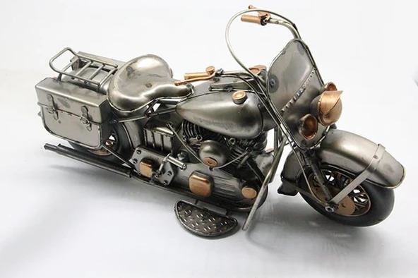 C1644 DEKORATİF METAL MOTORSİKLET BİBLO - 4