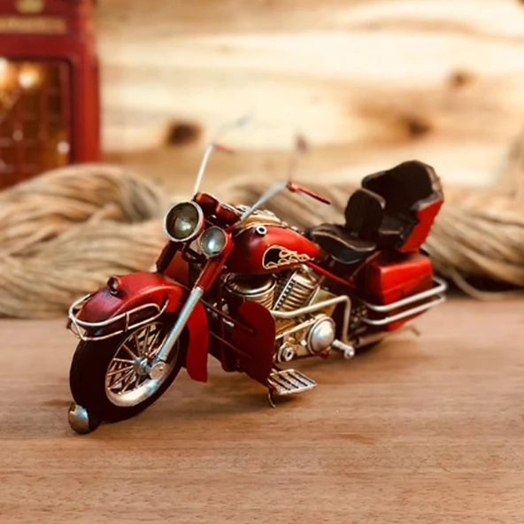 0410W-289 DEKORATİF METAL MOTOSİKLET BİBLO - 2