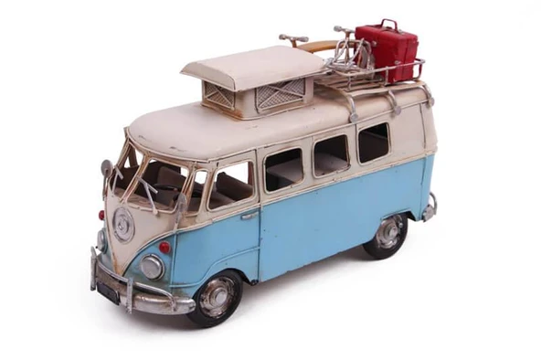 1404E-4238 DEKORATİF METAL MİNİBÜS BİBLO - 4