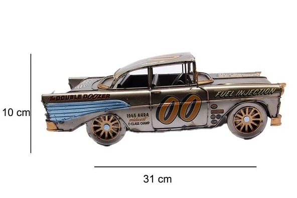 C1611 DEKORATİF METAL ARABA BİBLO - 2