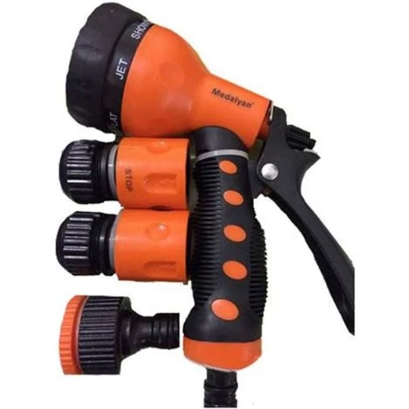 Sulama Tabancası - 4lü Sulama Sistemi 7 Fonkiyonlu (5284) - Resim 2