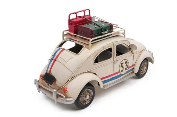 1510E-5164 DEKORATİF METAL ARABA BİBLO - 4