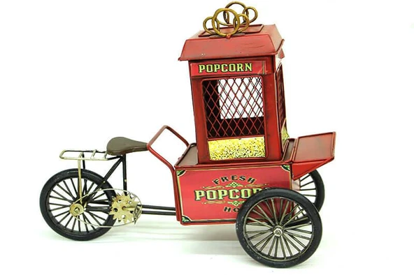 C0335 DEKORATİF METAL POPCORN PATLAMIŞ MISIR ARACI - 2