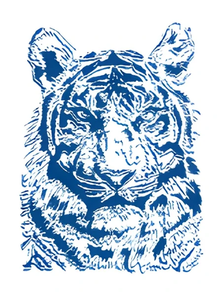 GZ-278 ORTA BOY YARI KALICI KAPLAN-TİGER DESEN DÖVME-TATTO ürün görseli