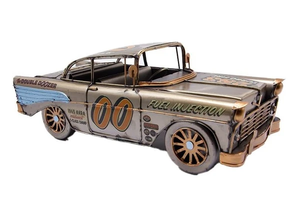 C1611 DEKORATİF METAL ARABA BİBLO