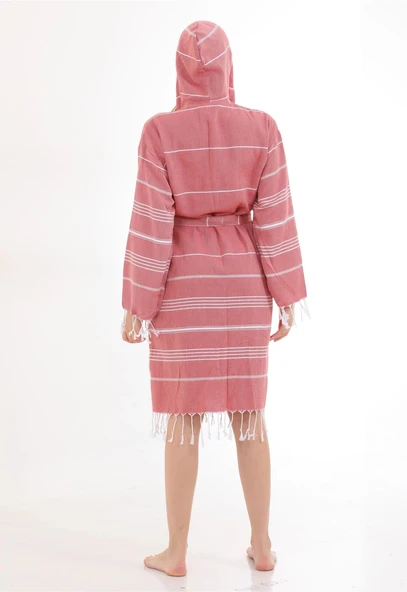 Didyma %100 Pamuk Sultan Peştemal Bornoz - 2