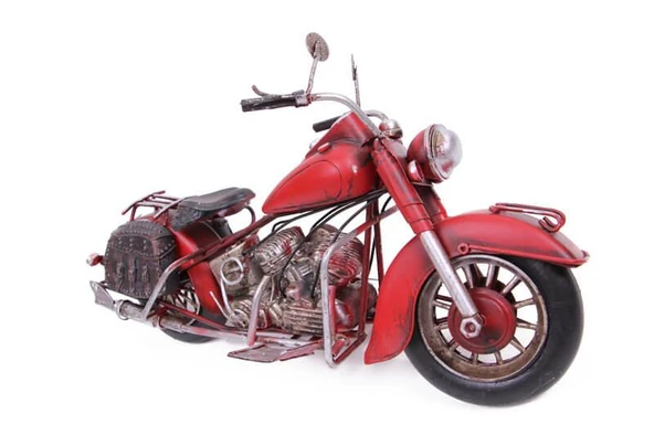 0510A-057 DEKORATİF METAL MOTOSİKLET BİBLO - 3