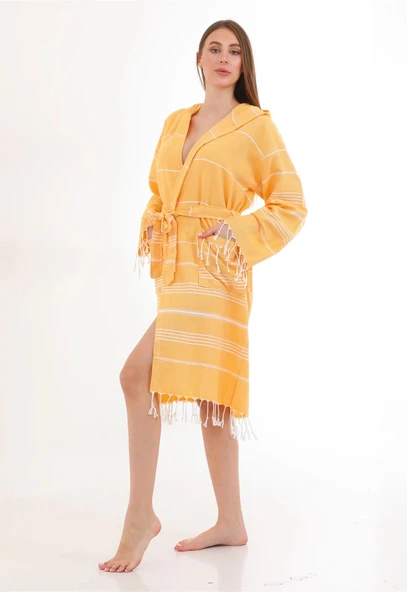 Didyma %100 Pamuk Sultan Peştemal Bornoz - 3