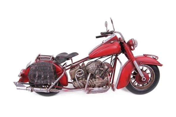 0510A-057 DEKORATİF METAL MOTOSİKLET BİBLO