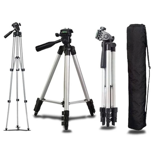 3 Yönlü Profesyonel Süper Kalite 157 CM Tripod - 4