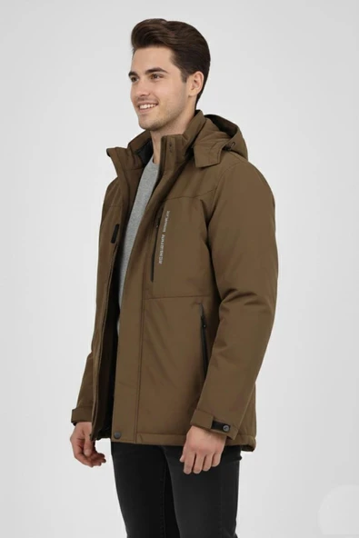 Erkek Kapüşonlu Spor Mont 2 Parça Regular Fit 3361 BGL-ST04901 - Resim 5