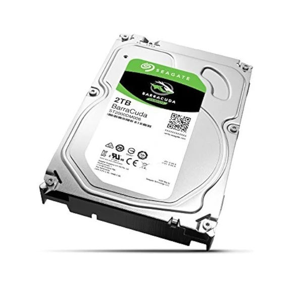 Seagate ST2000DM006 2 Tb 3.5 7200 Rpm Barracuda Sata Harddisk Yenilenmiş