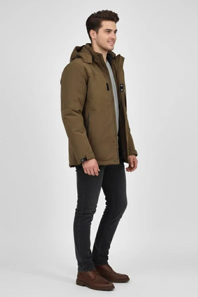 Erkek Kapüşonlu Spor Mont 2 Parça Regular Fit 3361 BGL-ST04901 - Resim 7