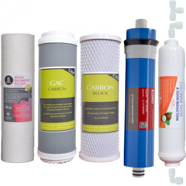 Açık Kasa Su Arıtma Cihazı Filtresi 3 lü 4 lü 5 li LG Membran - 1