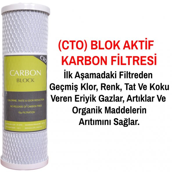 BMB RO-10 Uyumlu Su Arıtma Cihazı Filtre Seti 7 Aşamalı - 8