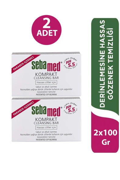 Sebamed Cleansing Bar 100 gr 2 Adet ürün görseli 1