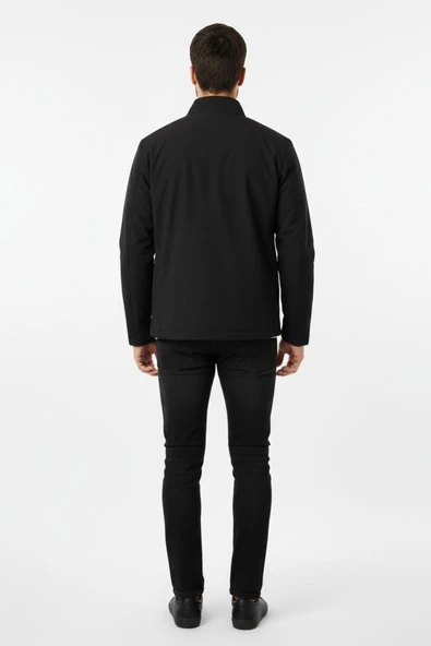 Erkek Büyük Beden Hakim Yaka Spor Mont 99547 BBGL-ST04878 - Resim 6