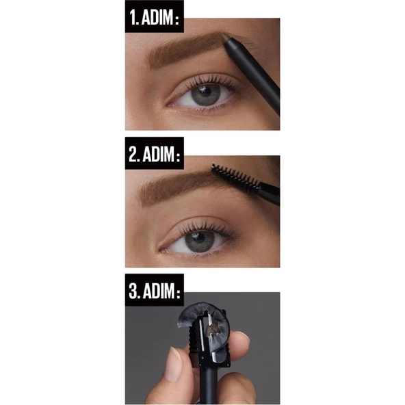 Tattoo Brow 36H Kaş Kalemi 07 Deep Brown - Resim 6