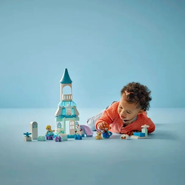 10455 Lego Duplo Anna ve Elsa'nın Karlar Ülkesi Şato Partisi 54 parça +2 yaş - Resim 10