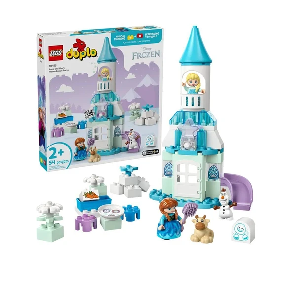 10455 Lego Duplo Anna ve Elsa'nın Karlar Ülkesi Şato Partisi 54 parça +2 yaş - Resim 6