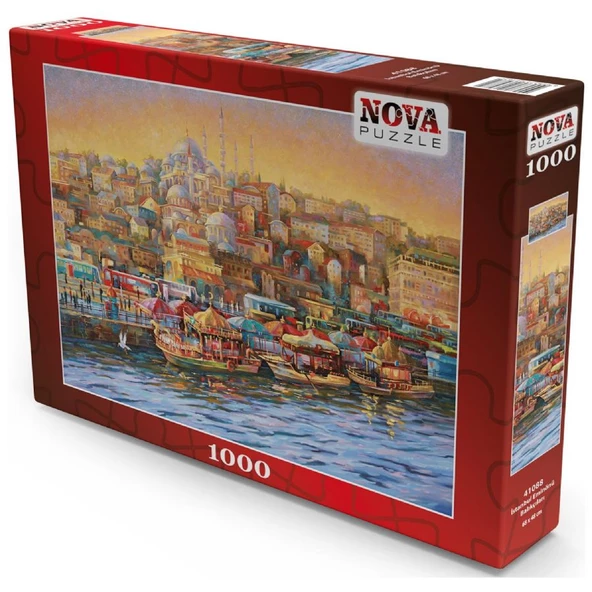 Nova 1000 Parça İstanbul Eminönü Balıkçıları Puzzle - Nikolay Sivenkov - Resim 2