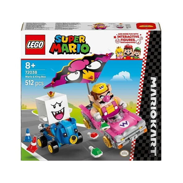 72038 Lego Super Mario - Wario ve King Boo 512 parça +8 yaş - Resim 8