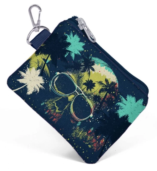 Coral High Kurukafa Baskılı Bozuk Para Çantası - Erkek Çocuk ürün görseli