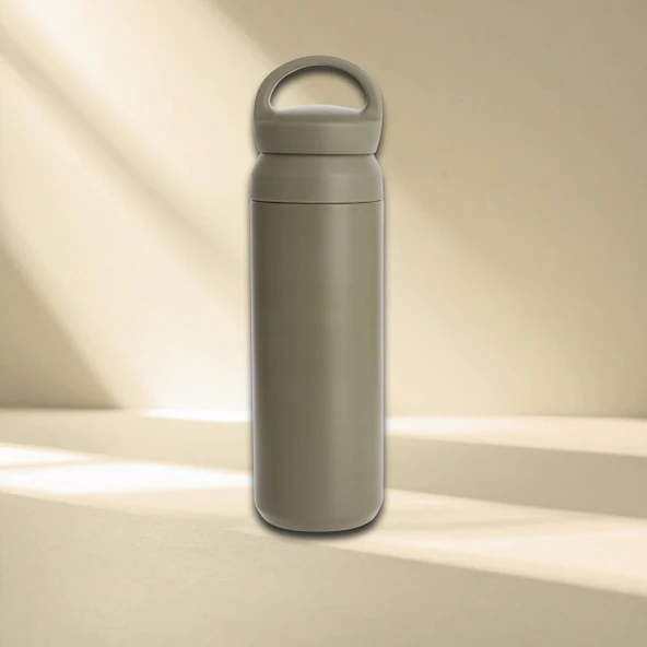 Paslanmaz Çelik Tutacaklı Termos 500 ml -Vakumlu Sızdırmaz Termos ürün görseli