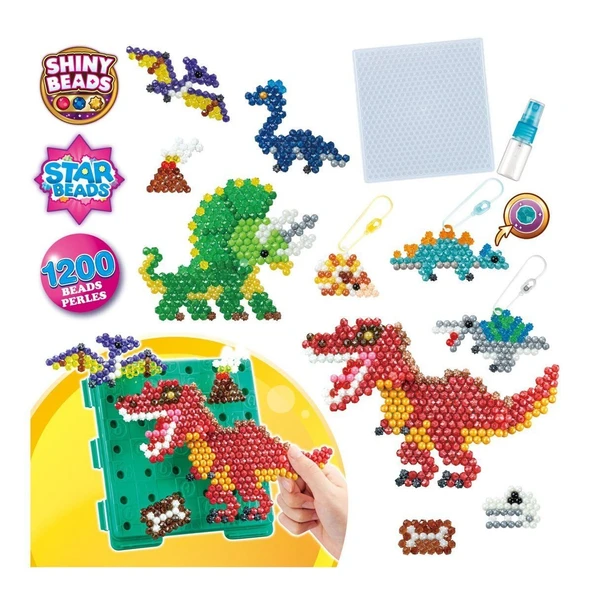 31994 AquaBeads Dinozor Dünyası Seti 1200 parça +4 yaş - Resim 7