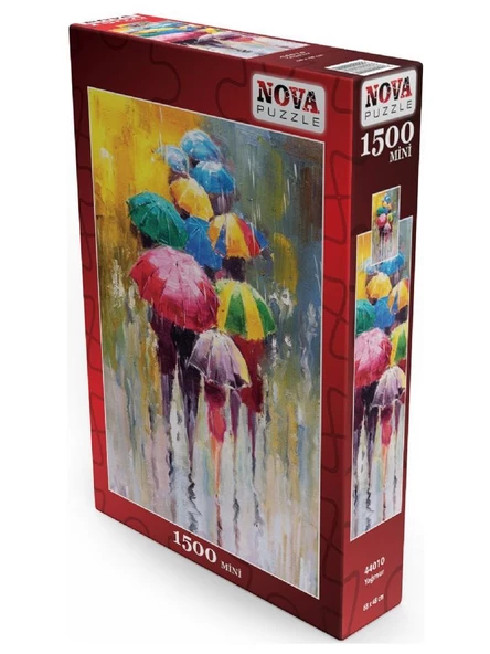 Nova 1500 Parça Yağmur (Renkli Şemsiyeler) Mini Puzzle - Resim 2