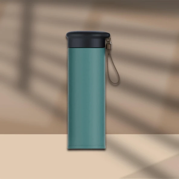 600 ml Paslanmaz Çelik Termos, Çift Katmanlı, Sızdırmaz Kapaklı ürün görseli