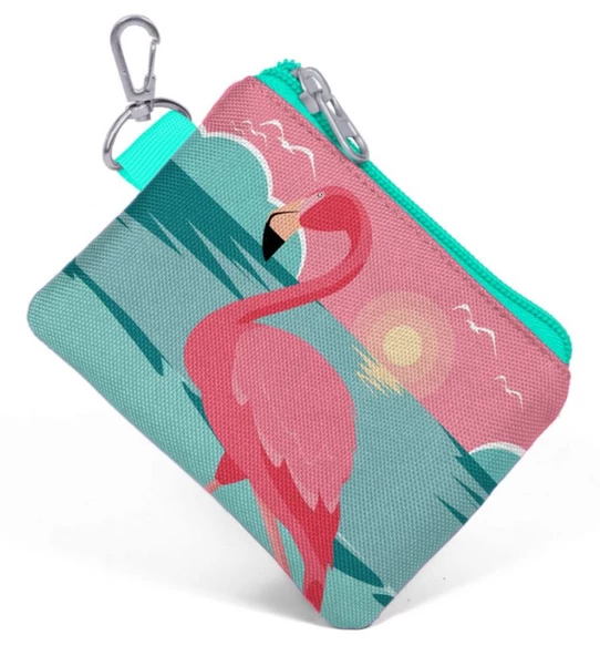 Coral High Pembe Flamingo Bozuk Para Çantası - Kız ürün görseli