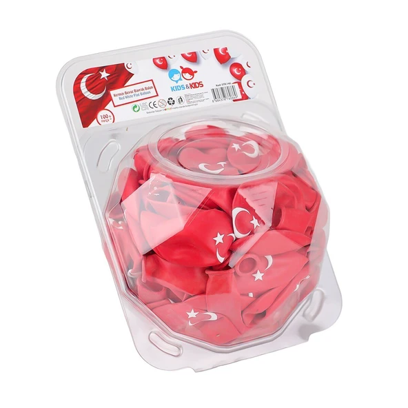 STR-140 Bayrak Balon 100lü ürün görseli