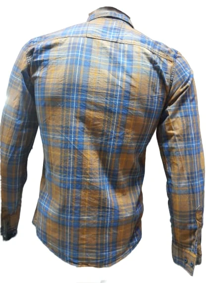 Tarz Erkek Slim Fit Yıkama Kot Gömlek 1001 - Resim 7