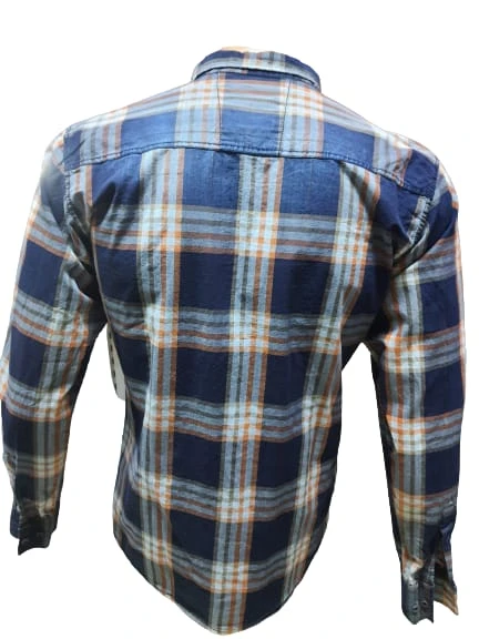 Tarz Erkek Slim Fit Yıkama Kot Gömlek 1001 - Resim 5