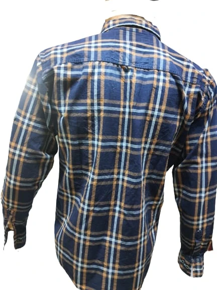 Tarz Erkek Slim Fit Yıkama Kot Gömlek 1001 - Resim 9