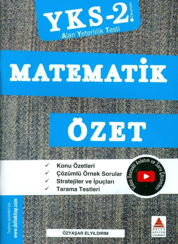 YKS 2.Oturum Matematik Özet Delta Kültür Yayınları