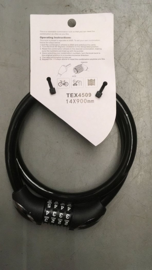 X-Lock Şifreli Kilit 14x900mm - 2
