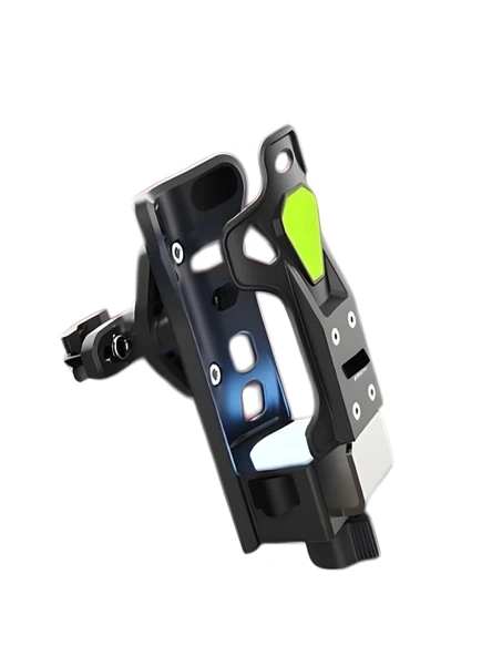 Reflektörlü Sarsıntı & Titreşim Engelli Led Işıklı Gidon Ve Koruma Demiri Bağlantılı Matara Tutucu ürün görseli 1