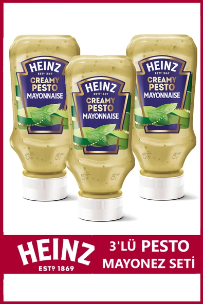 Heinz Pesto Mayonez 225 gr x 3 Adet ürün görseli