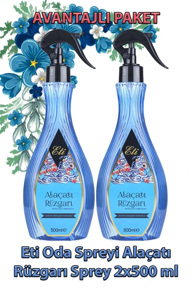 Eti Oda Spreyi Alaçatı Rüzgarı Sprey 500 ml 2 Adet ürün görseli 1