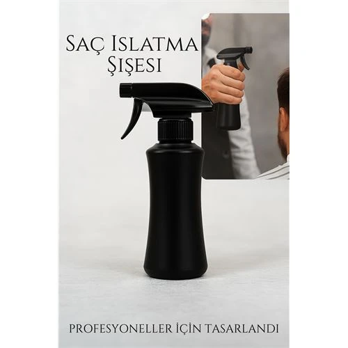 Berber Kuaför Saç Islatma Şişesi 300 ml Valf Sistemli, Geniş Alanlı Sis Püskürtme | Tek Sıkışta Maksimum Etki ürün görseli