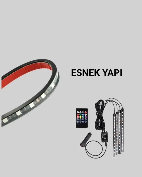 RGB LED Şerit Aydınlatma – Kolay Kurulumlu - 2