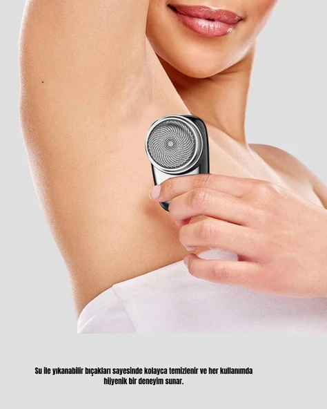 Taşınabilir Şarjlı Mini Tıraş Makinesi – Hassas Kesim, Hızlı Şarj, Kolay Temizlik - Resim 5