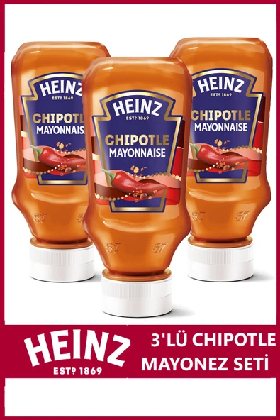 Heinz Chipotle Mayonez 225 gr x 3 Adet ürün görseli