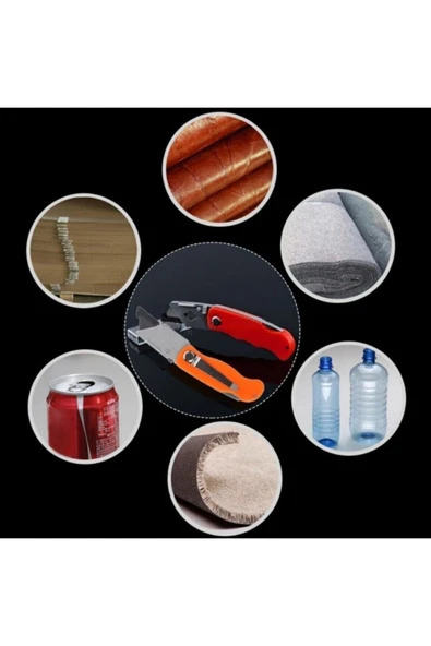 5 Bıçaklı Çok Amaçlı Katlanabilir Falçata Halı Alçıpan Falçatası ürün görseli